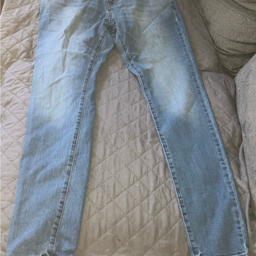 Nova Men Men’s Men's Classic Light Wash Denim Straight Jeans Size 32